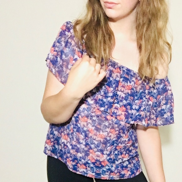 • sanctuary by anthropologie floral print top • - Picture 2 of 10